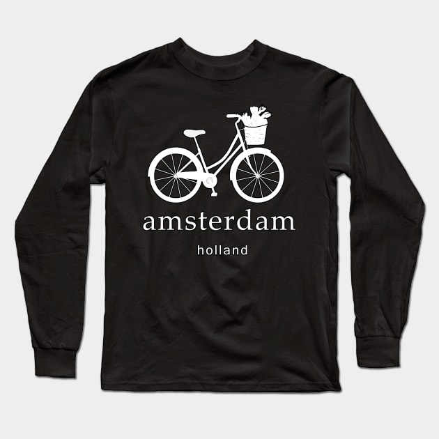 Amsterdam Long Sleeve T-Shirt by valentinahramov